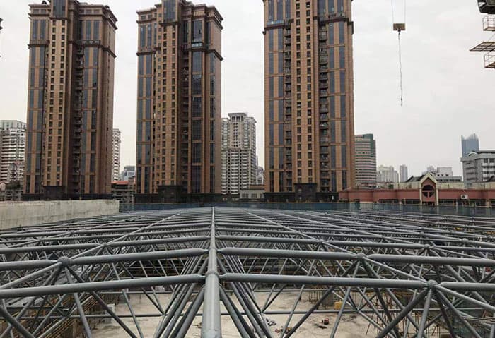 包头螺栓球网架结构
