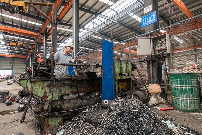 包头网架配件车间